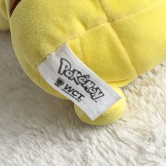 WCT Pokemon Pikachu 9" Stuffed Plush Santa Hat Holiday Christmas Toy - Picture 4 of 5